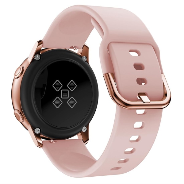 Armband för Galaxy Watch Active 20mm Rosa silikon Rosa