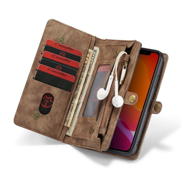 CaseMe Plånboksfodral med magnetskal för iPhone 11 Brun Brun