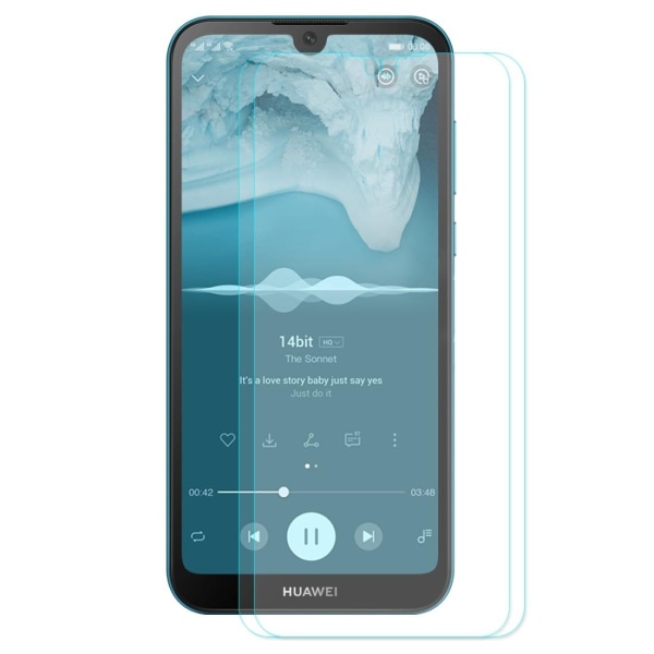 Skärmskydd 2st för Huawei Y5 (2019) av härdat glas