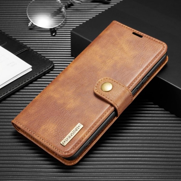 Plånboksfodral med magnetskal för OnePlus 8 Pro - DG.MING Brun