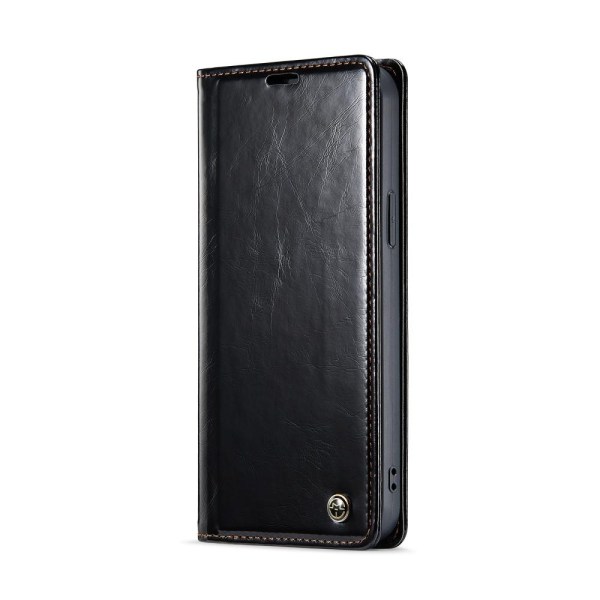 CaseMe Plånboksfodral med kortplats för iPhone 15 Pro Max Svart