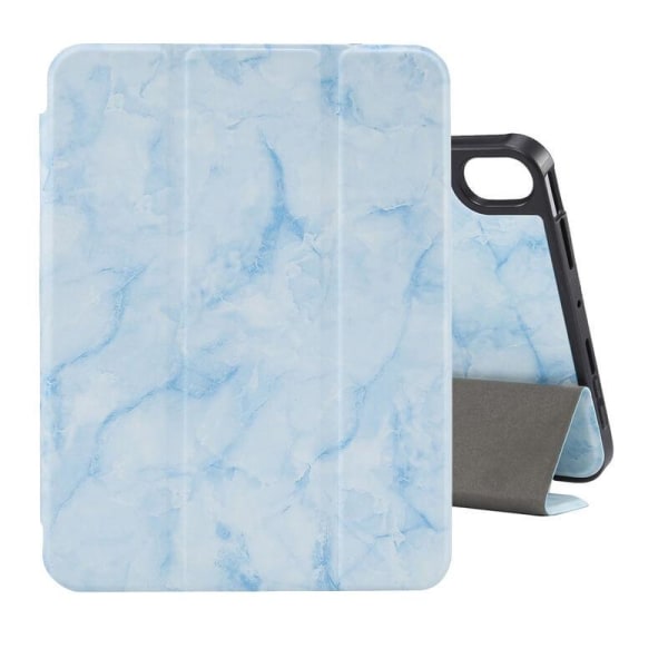Flipfodral för iPad mini 6 (2021) Sleep/ Wake-up funktion Marmor Blå marmormönster