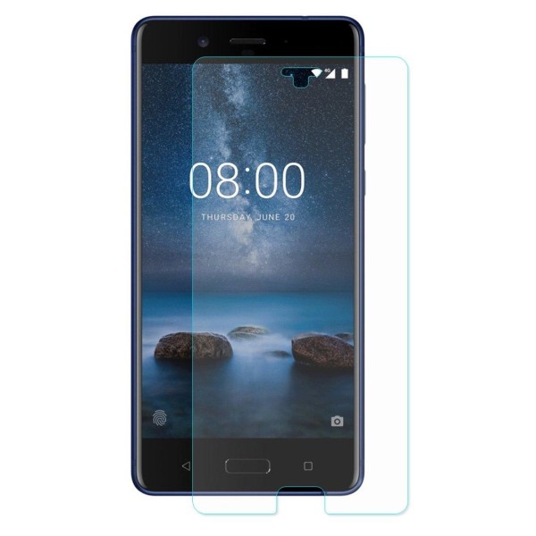 Skärmskydd för Nokia 8 av härdat glas