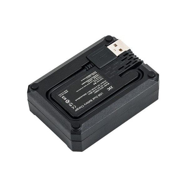 JJC USB-driven dubbel batteriladdare för Fujifilm NP-W235