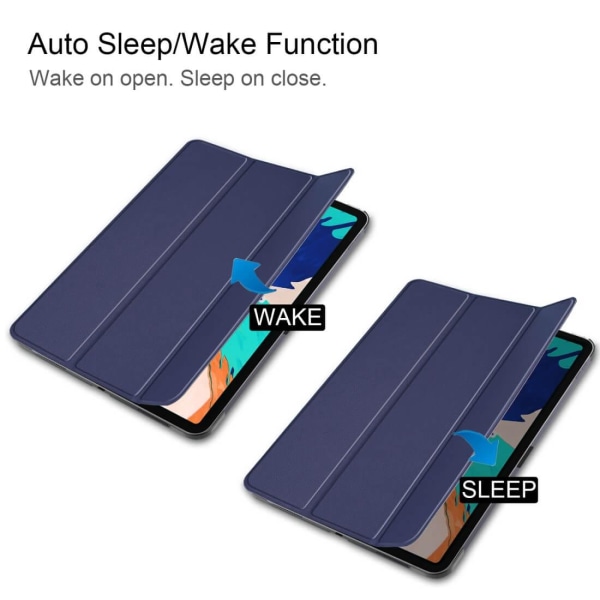 Flipfodral för iPad Pro 12.9-tum (2020) Sleep/ Wake-up funktion Blå