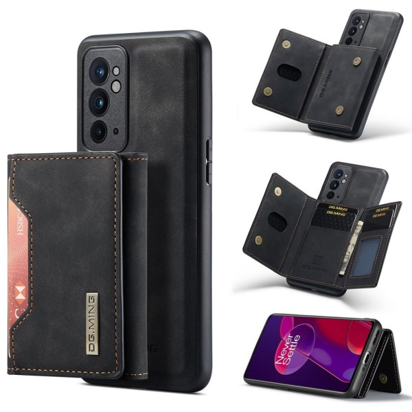 DG.MING 2 i 1 Vikbar plånbok & magnetiskt skal för OnePlus 9RT 5 Svart Svart