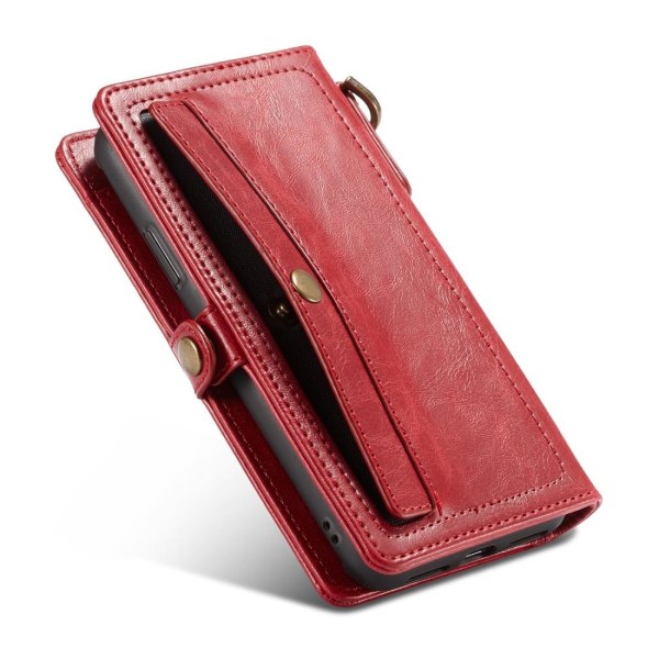 CaseMe Plånboksfodral med magnetskal för iPhone X Röd Röd