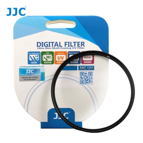 JJC UV-filter Slim med Multicoating. Välj storlek i listan! 46mm
