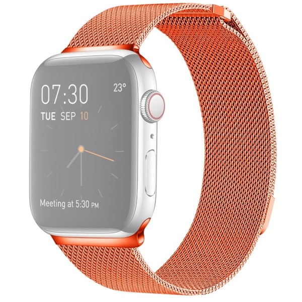 Metallarmband Milanese Loop för Apple Watch 38/40/41mm Orange