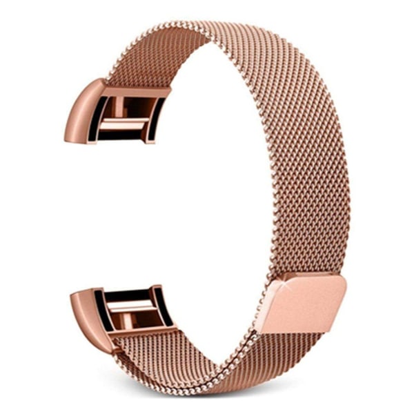 Armband Roseguld för Fitbit Charge 2 kedja 140-230mm magnetisk Roséguld