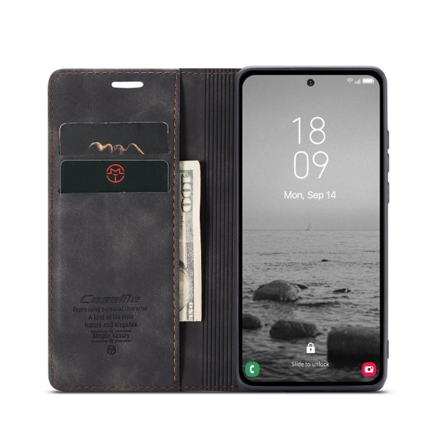 CaseMe Plånboksfodral med kortplats för Samsung Galaxy A54 5G Svart