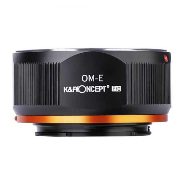 K&F Concept Objektivadapter Pro till Olympus OM objektiv för Son Svart