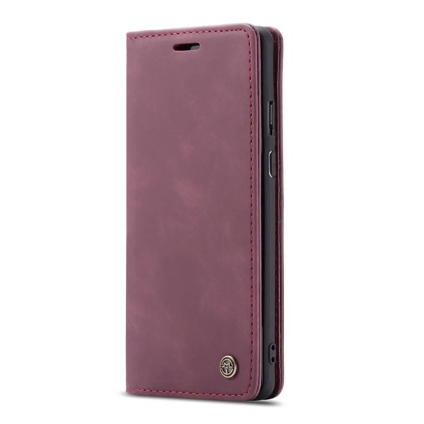 CaseMe Plånboksfodral med kortplats för OnePlus 8 Vinröd