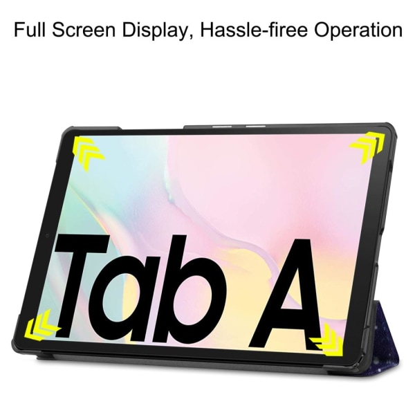 Fodral för Samsung Galaxy Tab A7 10.4 2020 T500/T505 - Rymdmönst Flerfärgat rymdmönster