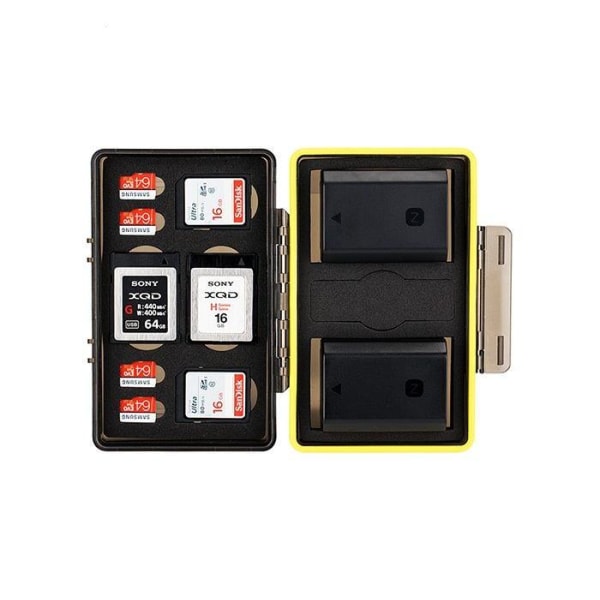 JJC Minneskortsfodral för 2xkamerbatterier 2xSD + 4xMSD + 2xXQD