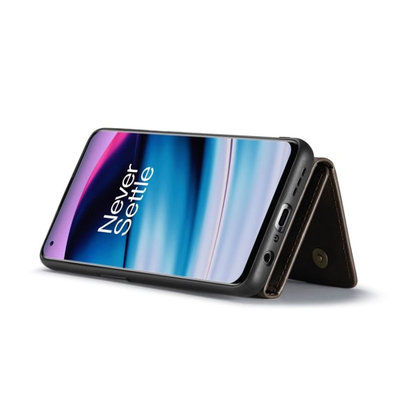 DG.MING 2 i 1 Vikbar plånbok & magnetiskt skal för OnePlus Nord Svart Svart