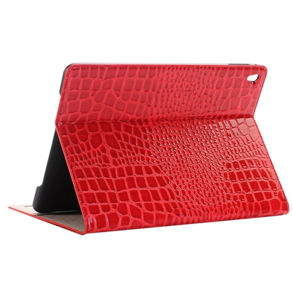 Fodral Röd för iPad Pro 9.7-tum - Krokodilmönster Röd