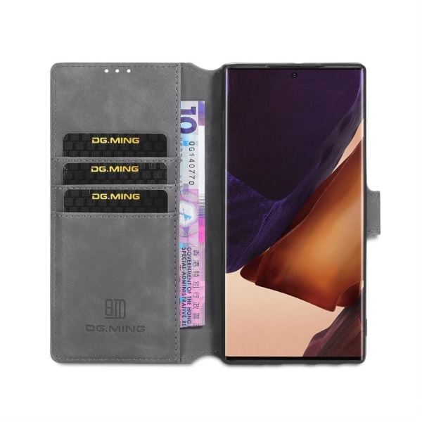 Plånboksfodral för Galaxy Note 20 Ultra Grå - DG.MING Grå