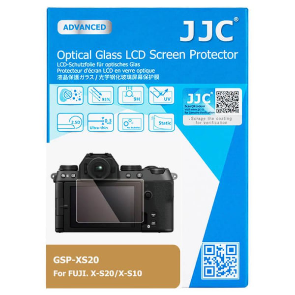 JJC Skärmskydd förFujifilm X-S20/X-S10 optiskt glas