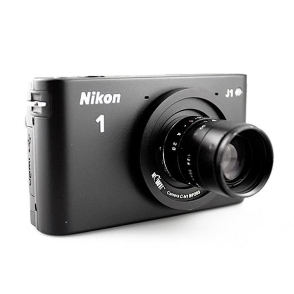 Kiwifotos Objektivadapter till C-Fäste för Nikon 1 kamerahus