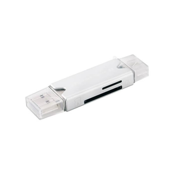 JJC Minneskortläsare 3i1 USB 3.0 för SD/TF minneskort Silver