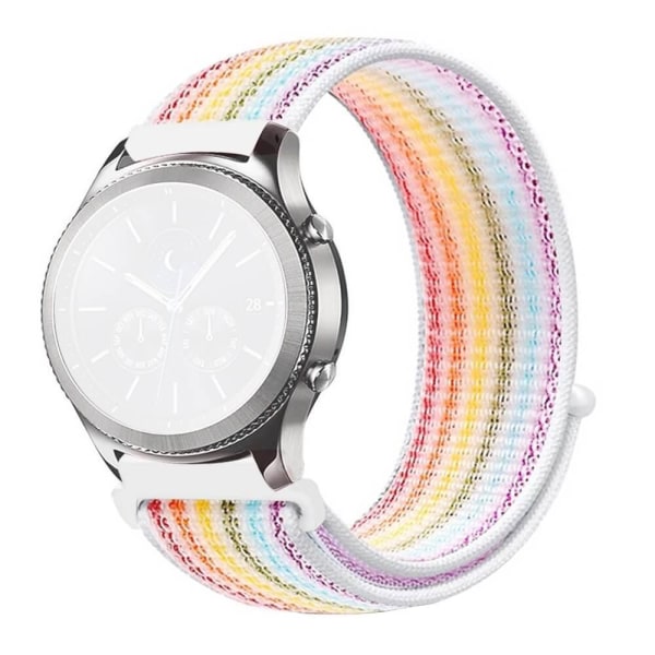 Armband för Samsung Galaxy Watch 42mm vävd nylon 6x olika färgränder