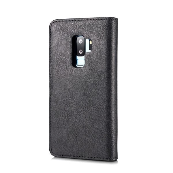 Plånboksfodral med magnetskal för Galaxy S9 Plus Svart - DG.MING Svart