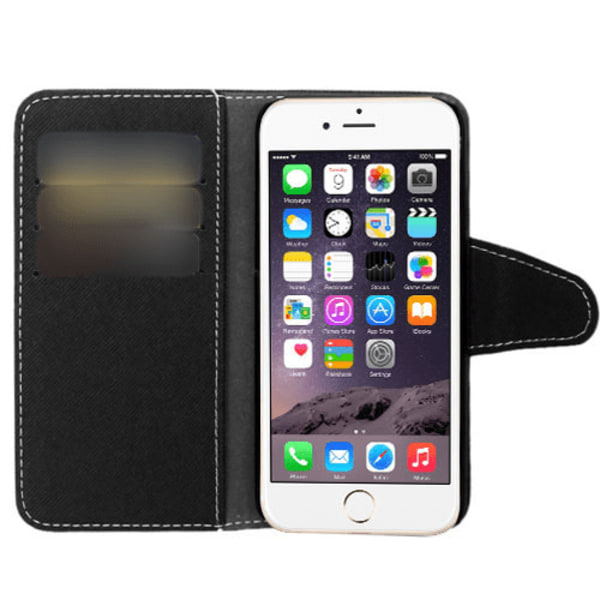 Plånboksfodral iPhone 6/6S PLUS - Jeansmaterial