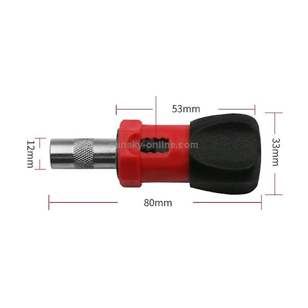 Mordely Multifunctional Ratchet Screwdriver With Inner Hexagonal Interface