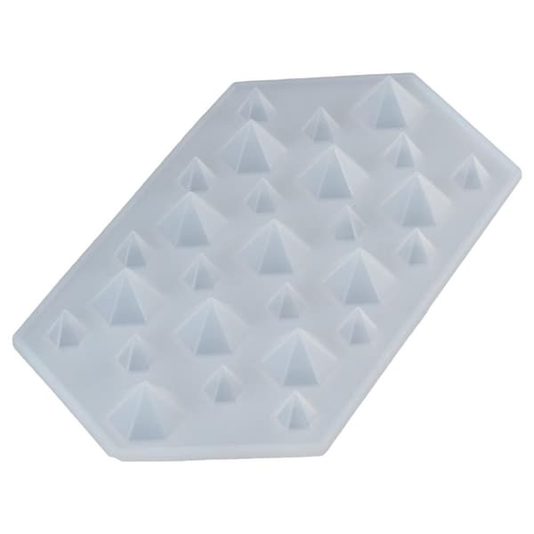 Mordely 2st 3D Gem molds för hartshantverk