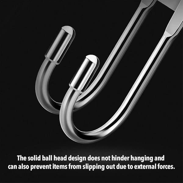 Mordely Solid S Shaped Hook 4pcs/pack 304 Stainless Steel S Shaped Hooks Heavy Duty S Hooks Rack Hooks Hanger Hooks