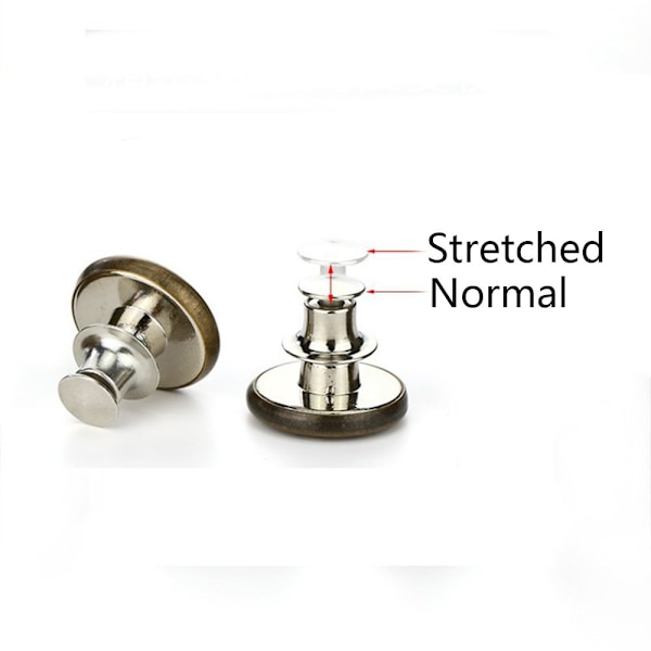 Mordely 5 st Jean Button Pins Passar Omedelbar slumpmässig stil