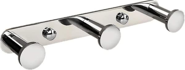 Mordely Wall Mounted Towel Rack Hook With Hooks 304 Stainless Steel Wall Mounted Towel Rack Hooks (3 Hooks, Chrome)