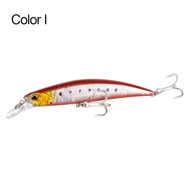 Mordely Sjunkande Minnow Baits Fiskkrokar FÄRG I Color I