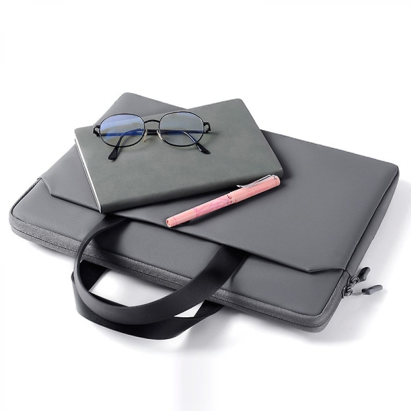 2023 Notebook 14-inch/15.6-inch Computer Package, Portable Computer Handbag, Men's General Briefcase Dark Grey