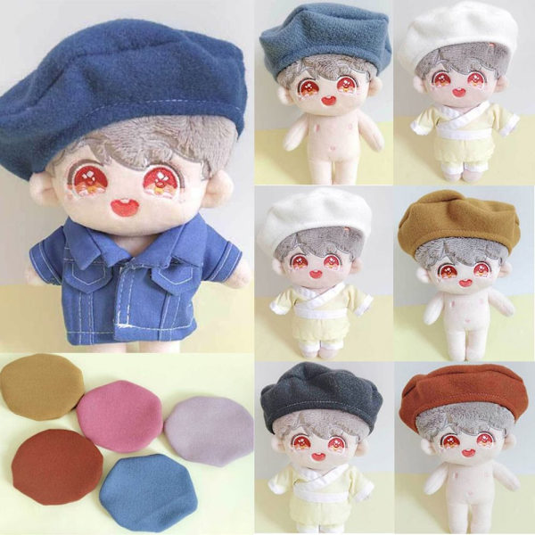 Mordely 20 cm dockhatt Docka baskerhattar 3