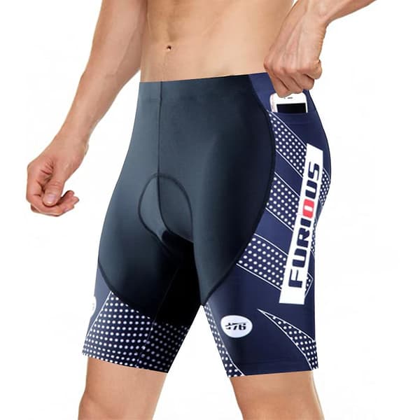 Cykelshorts för män 3d vadderade med cykeltights