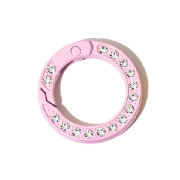 Mordely 5 st fjäder O-ringsspännen Diamantkarbinhake 3