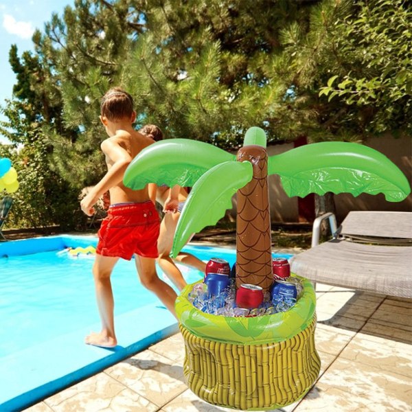 Mordely Coconut Tree Uppblåsbar Ishink Poolleksak