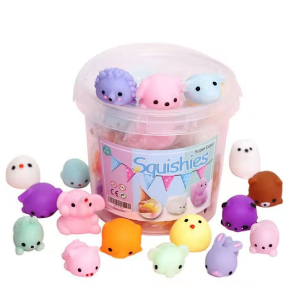 Mordely 24st Kids Party Favor Mini Kawaii ångestdämpande leksaker