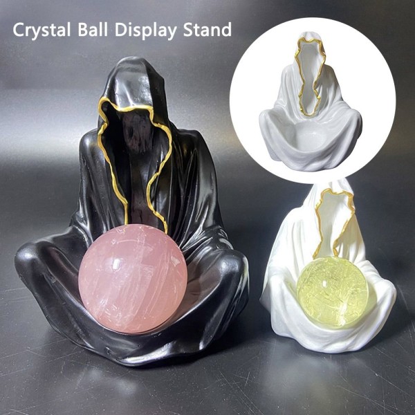 Mordely Crystal Ball Base Glass phere Hållare VART Black S