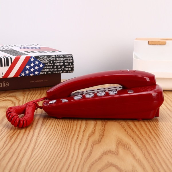 Sladdtelefon Trådbunden telefon VIT White