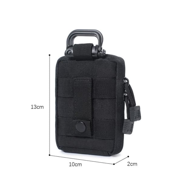 Molle väska Tactical EDC Pouch SVART black