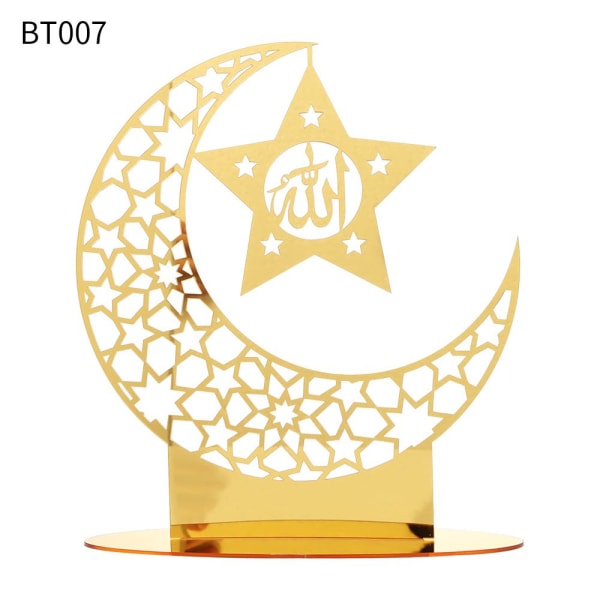 Mordely Eid Mubarak Dekor Ramadan Ornament GULD BT007 gold BT007-BT007