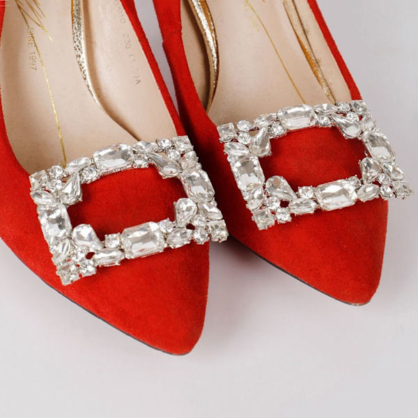 Mordely 1 par Shoe Clips Charm Spänne 2