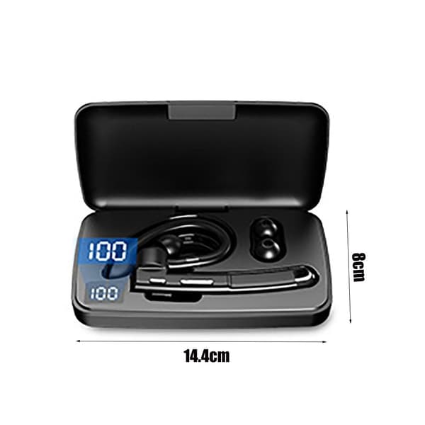 Mordely Bluetooth headset för mobiltelefon Trådlös Bluetooth hörlur A