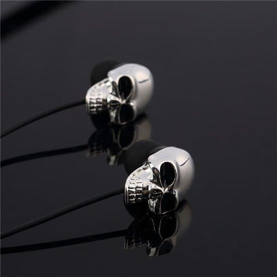 Mordely Skull Metal In-Ear-hörlurar