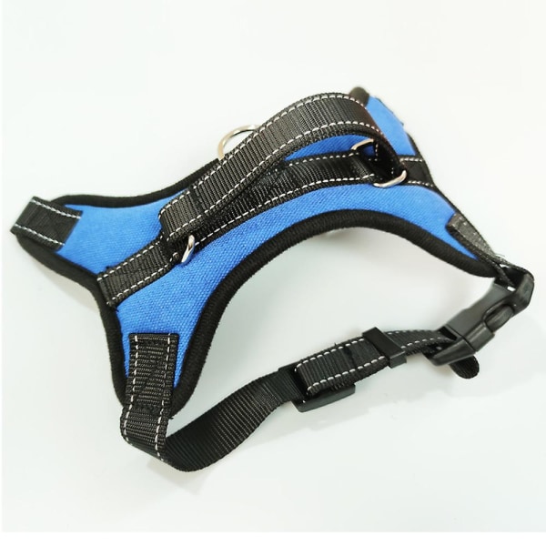 Mordely No Pull Dog Harness Reflective Adjustable With 2 Metal Leash Hooks And Soft Training Handle
