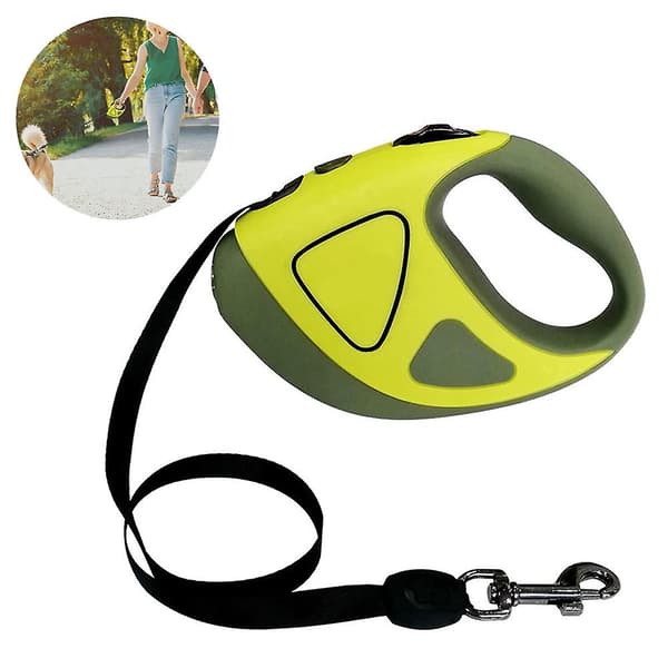 2023 Retractable Dog Leash 5m With Led Flashlight For Small Medium Big Breed Dogs, Extendable Leash For Night Walks