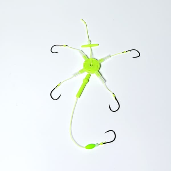 Five Claw Square Bait Fishhooks Explosionssträngkrok 14